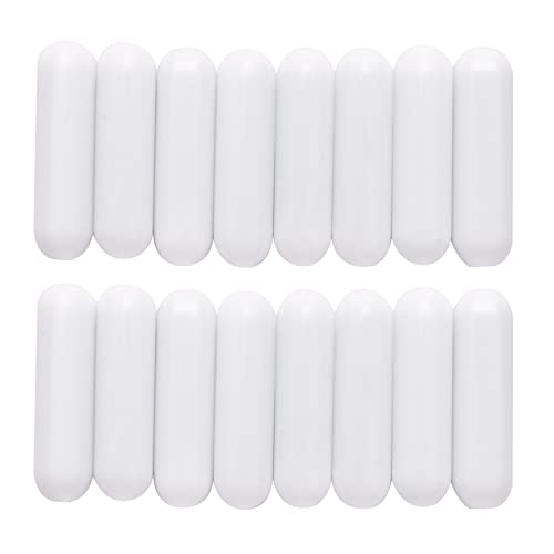 dissot 16 Stück PTFE Magnetrührstab, Rührstab, Rührstab, magnetische Rührplatte, Magnetstab für Rührplatte (30 mm / 1,18 Zoll) von dissot