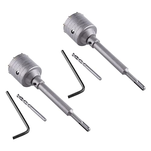 dissot 2 x Bohrlöcher für Steinmauer, 65 mm, Zement-Bein, SDS Plus, Marke mit wenig Bohrer, 200 mm Rod dissot 2 x Bohrlöcher für Steinmauer, 65 mm, Zement-Bein, SDS Plus, Marke mit wenig Bohrer, 200 mm Rod von dissot