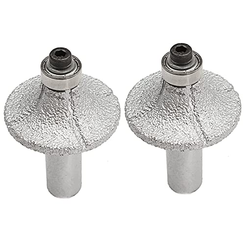 dissot 2 x Halbmeißel für Diamant-Router, 1/2 Zoll, für Marmor, Handprofilierer dissot 2 x Halbmeißel für Diamant-Router, 1/2 Zoll, für Marmor, Handprofilierer von dissot