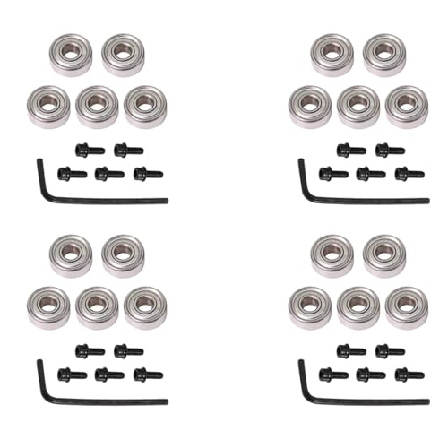 dissot 20 x Kugellager, Fräskopf, Zubehör-Set für Kugellager innen, 4,76 mm, außen 12,7 mm dissot 20 x Kugellager, Fräskopf, Zubehör-Set für Kugellager innen, 4,76 mm, außen 12,7 mm von dissot