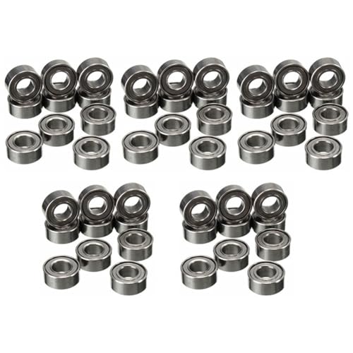 dissot 250 Stück MR63ZZ 3 x 6 x 2 mm Rillenkugellager, Miniatur von dissot