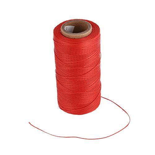 dissot 260 m 150D 1 mm Nähgarn aus gewachstem Leder, Handarbeit, zum Basteln, Farbe: Rot dissot 260 m 150D 1 mm Nähgarn aus gewachstem Leder, Handarbeit, zum Basteln, Farbe: Rot von dissot