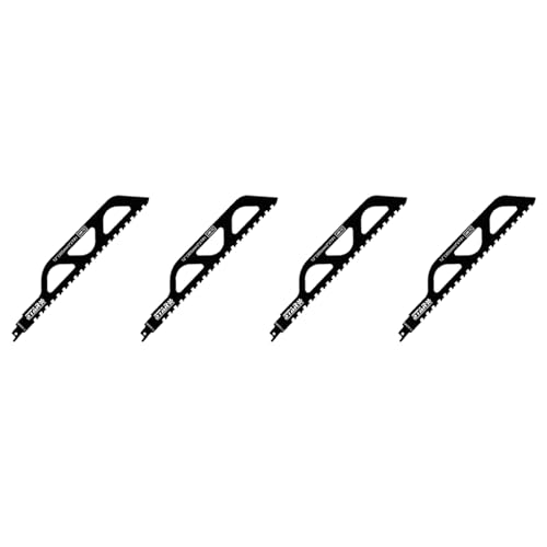 dissot 4 x Alternative Sägeblätter, Karbid, Wolframcarbid, Sägeblatt zum Schneiden von Porenbeton, Faserzement, Ziegel, 305 mm / 12 Zoll dissot 4 x Alternative Sägeblätter, Karbid, Wolframcarbid, Sägeblatt zum Schneiden von Porenbeton, Faserzement, Ziegel, 305 mm / 12 Zoll von dissot