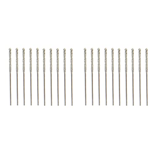 dissot 40 Stück Serie, 0,8 mm, Diamant-beschichtet, Spitze, Spiralbohrer, für Steinfliesen aus Glas dissot 40 Stück Serie, 0,8 mm, Diamant-beschichtet, Spitze, Spiralbohrer, für Steinfliesen aus Glas von dissot