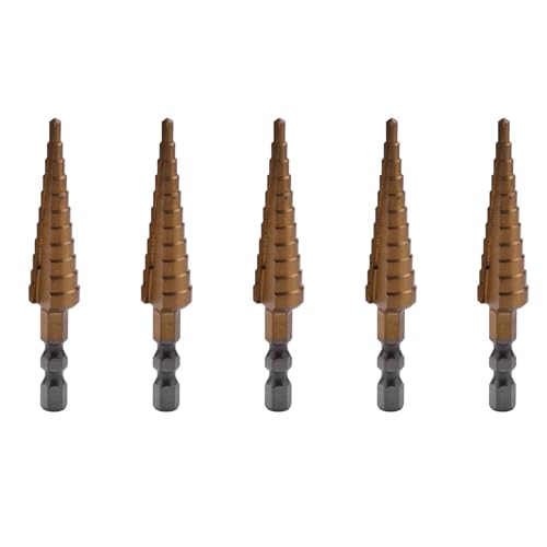 dissot 5 Stück 1/4 Titanbeschichteter Stahl, Hochgeschwindigkeitsstahl, HSS-Schaft, 3 – 13 mm dissot 5 Stück 1/4 Titanbeschichteter Stahl, Hochgeschwindigkeitsstahl, HSS-Schaft, 3 – 13 mm von dissot