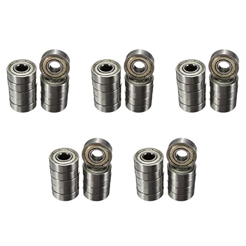 dissot 50 Stück 8 x 22 x 7 mm Skateboard-Rollen ABEC-5 608ZZ dissot 50 Stück 8 x 22 x 7 mm Skateboard-Rollen ABEC-5 608ZZ von dissot