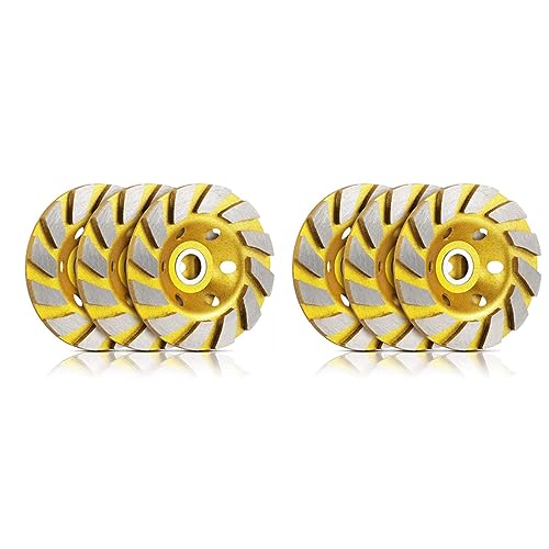 dissot 6 Stück Serie Turbo Row Diamond Mahlwerk Trennscheibe Beton Turbo Trennscheibe Grinder für Betonwandsand dissot 6 Stück Serie Turbo Row Diamond Mahlwerk Trennscheibe Beton Turbo Trennscheibe Grinder für Betonwandsand von dissot