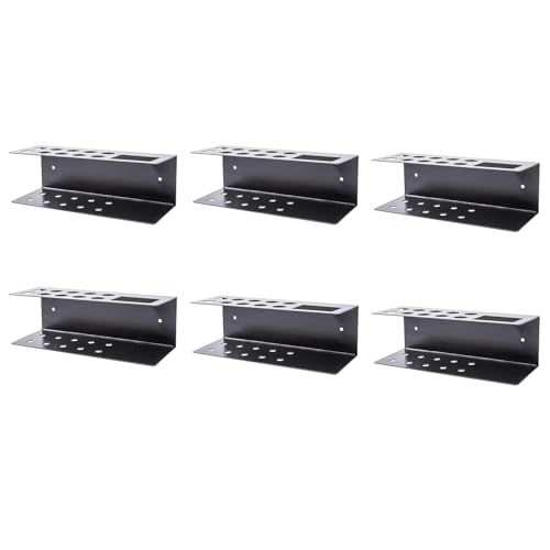 dissot 6 x trocken abwischbare Marker für Schreibtisch-Organizer mit 10 Fächern und Radiergummi-Halterung, trocken abwischbar, aus Acryl, Schwarz dissot 6 x trocken abwischbare Marker für Schreibtisch-Organizer mit 10 Fächern und Radiergummi-Halterung, trocken abwischbar, aus Acryl, Schwarz von dissot