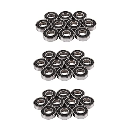 dissot 6001Rs Rillenkugellager, 28 x 12 x 8 mm, 30 Stück, Silber und Schwarz dissot 6001Rs Rillenkugellager, 28 x 12 x 8 mm, 30 Stück, Silber und Schwarz von dissot