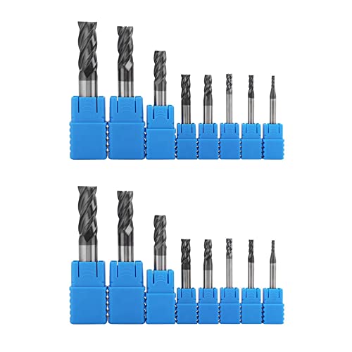 dissot 80 Stück 2 – 12 mm Fräser mit Hartmetallspitze, 4 Flöten, Fräser-Set, Fräser, Werkzeugtasche, CNC, Karbid, Spiralfräser dissot 80 Stück 2 – 12 mm Fräser mit Hartmetallspitze, 4 Flöten, Fräser-Set, Fräser, Werkzeugtasche, CNC, Karbid, Spiralfräser von dissot