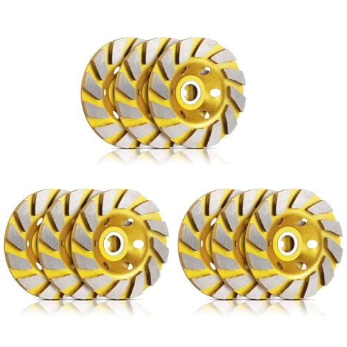 dissot 9-teiliges Set Turbo Row Diamond Mahlwerk Trennscheibe Beton Turbo Trennscheibe Grinder für Betonwandsand dissot 9-teiliges Set Turbo Row Diamond Mahlwerk Trennscheibe Beton Turbo Trennscheibe Grinder für Betonwandsand von dissot