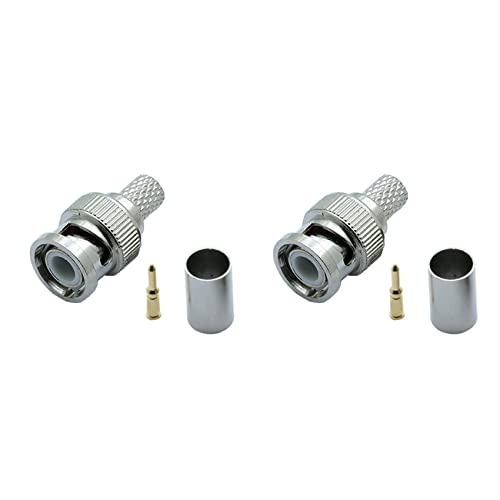 dissot Crimpverbinder, männlich, BNC, für Videoüberwachungssystem, BNC-Koppler, RG6, 60 Stück dissot Crimpverbinder, männlich, BNC, für Videoüberwachungssystem, BNC-Koppler, RG6, 60 Stück von dissot