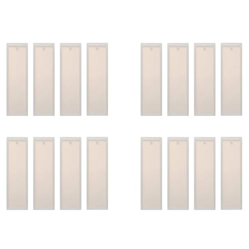 dissot Packung mit 8 Formen aus Harz, Lesezeichen, DIY, Silikonformen, Lesezeichen, transparente Bastelform von dissot