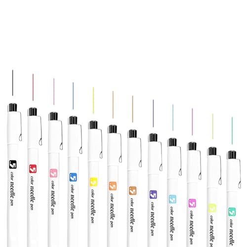 dissot Set mit 12 Farben, 05 Mikrometer, Mini-Filzstifte, Fineliner-Set, Mikrometerstifte, Set mit Mikrometerstiften für Künstler dissot Set mit 12 Farben, 05 Mikrometer, Mini-Filzstifte, Fineliner-Set, Mikrometerstifte, Set mit Mikrometerstiften für Künstler von dissot