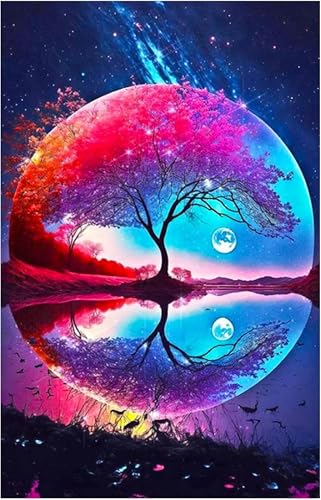 5D Tree Reversed Image Diamond Art Painting Kit for Adults Children,DIY Square Full Drill Diamond Painting Crystal Rhinestone Cross Stitch Painting by Numbers for Home Wall Decoration 70x90cm 5D Tree Reversed Image Diamond Art Painting Kit for Adults Children,DIY Square Full Drill Diamond Painting Crystal Rhinestone Cross Stitch Painting by Numbers for Home Wall Decoration 70x90cm von ditlvy