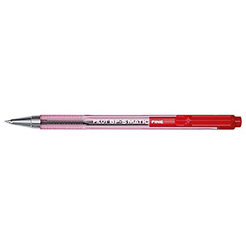 PILOT Druckkugelschreiber BPS-Matic Fine, rot von Pilot Pen
