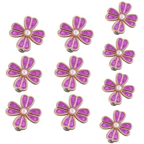 10 Paar Hosen-Taillenspanner Knopfnadeln Blumen Jeans Taillenschnallen Einfache Installation Hosenknopfnadeln von divuukyi