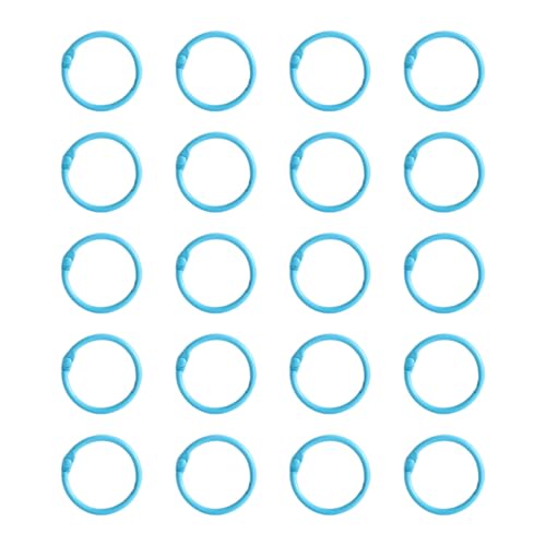 20 Stück 25 mm Metall-Binderinge, Indexe, Kartenringe, Buchbinderinge zum Organisieren von Dokumenten, Fotoalben und 20 Stück 25 mm Metall-Binderinge, Indexe, Kartenringe, Buchbinderinge zum Organisieren von Dokumenten, Fotoalben und von divuukyi