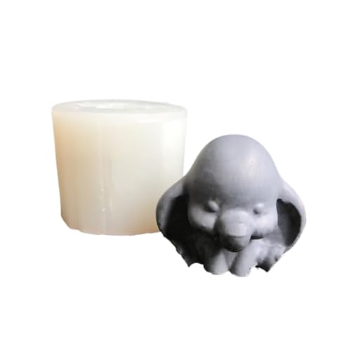 3D-Elefanten-Silikonform, Tier-Kerzenformen, Gipsformen, Epoxidharz-Formen, Bastelbedarf für Tischdekorationen von divuukyi