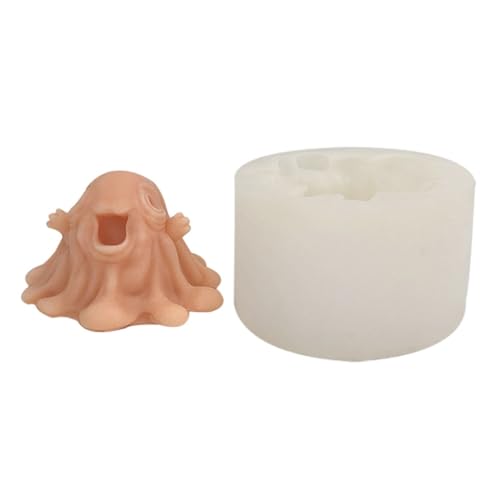 3D-Geister-Silikonform, Halloween-Kerzenformen, Gießformen, Harze, Backformen, Halloween-Dekorationen 3D-Geister-Silikonform, Halloween-Kerzenformen, Gießformen, Harze, Backformen, Halloween-Dekorationen von divuukyi