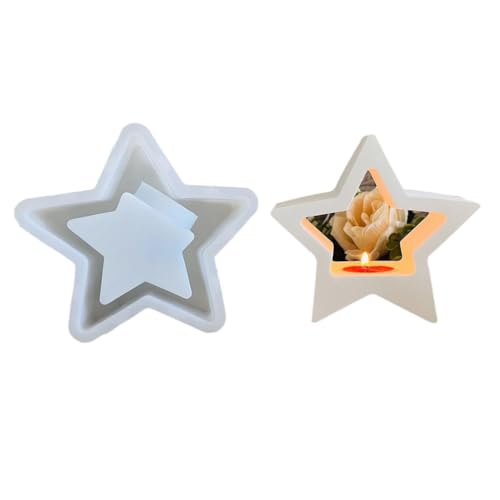 3D-Kerzenhalter-Formen, Silikonanhänger, Dekorationen, Bastelformen, Kerzenhalter, Gießformen von divuukyi