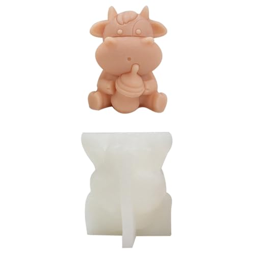 3D-Kuh-Kerzenformen, Gießformen, Silikonformen, Seifenformen, Tonformen, Milchprodukte, Rinder, Harzformen für Kerzenherstellung 3D-Kuh-Kerzenformen, Gießformen, Silikonformen, Seifenformen, Tonformen, Milchprodukte, Rinder, Harzformen für Kerzenherstellung von divuukyi
