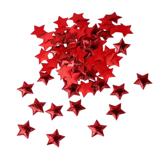 5 Packungen goldene silberne rote Sternapplikationen, dekorative Flicken zum Aufbügeln oder Aufbügeln für Taschen, Schuhe von divuukyi