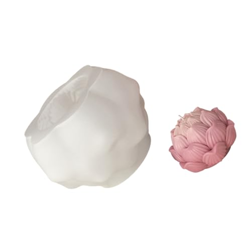 Blumenförmige Silikonformen für Epoxidharz, Gipsdekorationen, Blumenkerzenformen, Fondant-Silikonformen zum Basteln von divuukyi