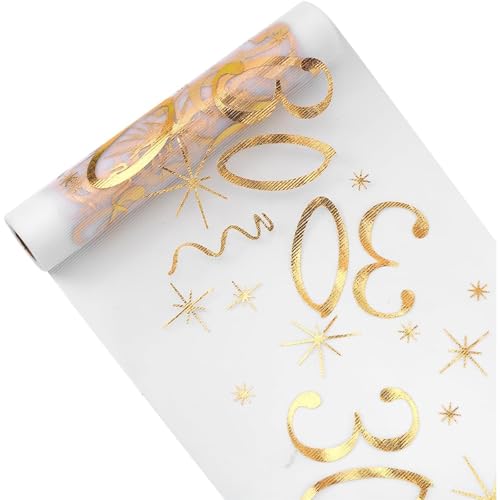 Funkelnder Tischläufer für Geburtstagspartys für Erwachsene, 30 cm breit, goldfarben, für Dessert-Buffets, Tische, Feiern, Events Funkelnder Tischläufer für Geburtstagspartys für Erwachsene, 30 cm breit, goldfarben, für Dessert-Buffets, Tische, Feiern, Events von divuukyi