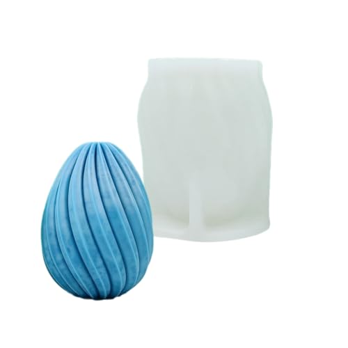 Handgefertigte Spiralen geometrische Kerzenformen Gießformen Gips Silikonform Backformen für Kuchen Fondant Dekorationen von divuukyi