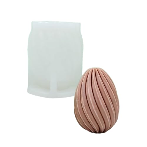 Handgefertigte Spiralen geometrische Kerzenformen Gießformen Gips Silikonform Backformen für Kuchen Fondant Dekorationen von divuukyi