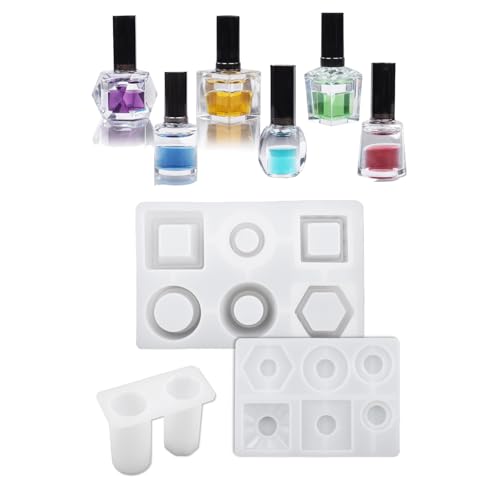 Mehrzweck-4-in-1-Epoxidharz-Set mit detailliertem Handbuch (evtl. nicht in deutscher Sprache) für glänzende Schlüsselanhänger und Charms von divuukyi