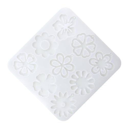 Ohrring-Harzformen, Blumenblatt-Anhänger, Harzformen für Harzohrringe, Schmuckherstellung, Epoxidharz-Silikonform von divuukyi