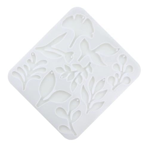 Ohrring-Harzformen, Blumenblatt-Anhänger, Harzformen für Harzohrringe, Schmuckherstellung, Epoxidharz-Silikonform von divuukyi