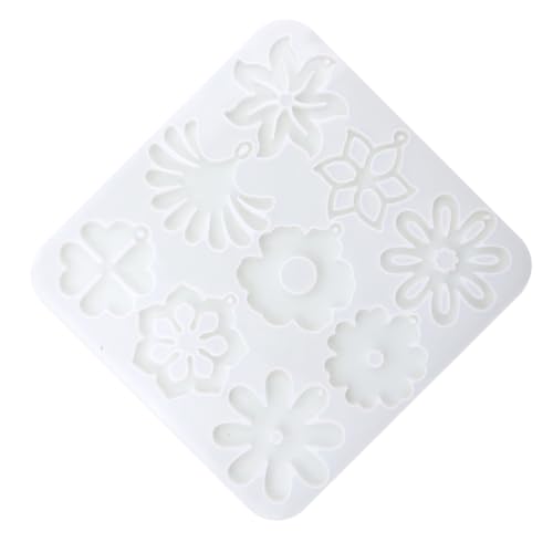 Ohrring-Harzformen, Blumenblatt-Anhänger, Harzformen für Harzohrringe, Schmuckherstellung, Epoxidharz-Silikonform von divuukyi