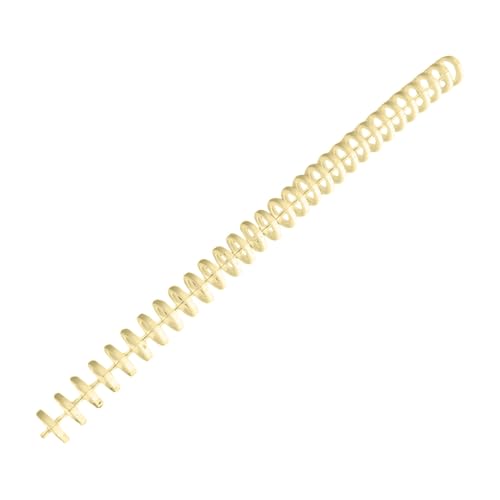 PVC-Bindungskamm, 30 Ringe, Binderücken für nachfüllbares Notizbuch, Tagebuch, Planer, 12 mm von divuukyi