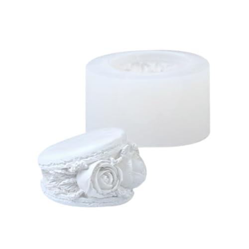Rosen-Dessert-Kerzenformen für Kerzen, Seife, Tischdekoration, Rosen-Silikonformen für Gipsdekoration und Epoxidharz von divuukyi