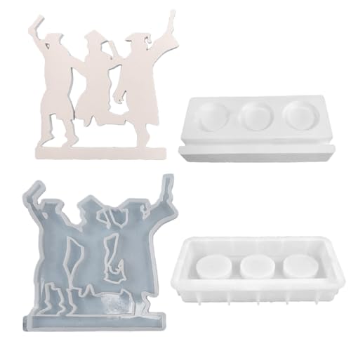 Silikonform für Kerzenhalter, Harz, Abschlusszeit, für Harze, Epoxidharze, Gussteile für Kerzenständer, Schmuck, Maki Silikonform für Kerzenhalter, Harz, Abschlusszeit, für Harze, Epoxidharze, Gussteile für Kerzenständer, Schmuck, Maki von divuukyi