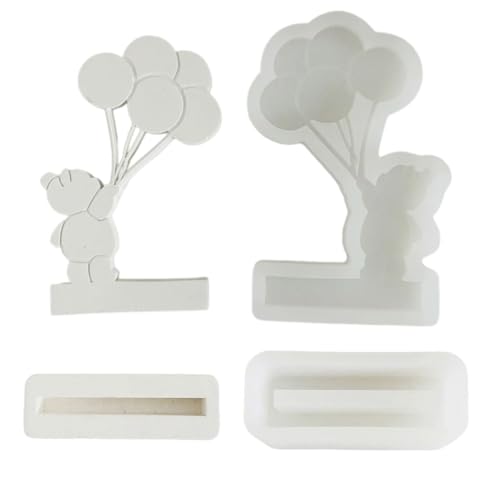 Silikonform mit Ballonbär, Kerzenhalter, Teelichthalter, Harz, Epoxidharz, DIY, Kerzen, Basteln, Formen Silikonform mit Ballonbär, Kerzenhalter, Teelichthalter, Harz, Epoxidharz, DIY, Kerzen, Basteln, Formen von divuukyi