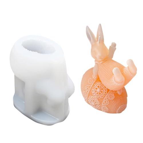 Silikonformen, Osterkerzenformen, handgefertigte Seifenformen, 3D-Gießformen, Harzformen für Kerzenherstellung von divuukyi