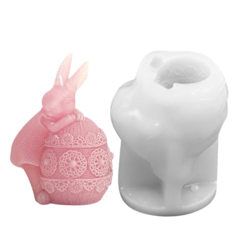 Silikonformen, Osterkerzenformen, handgefertigte Seifenformen, 3D-Gießformen, Harzformen für Kerzenherstellung von divuukyi