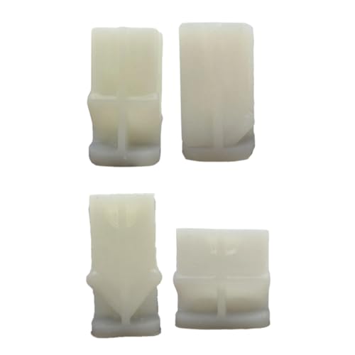 Silikonformen in Hausform für Kerzen, Seife, Weihnachtsdekorationen, Gipsdekorationen, Epoxidharz, 4 Stück von divuukyi