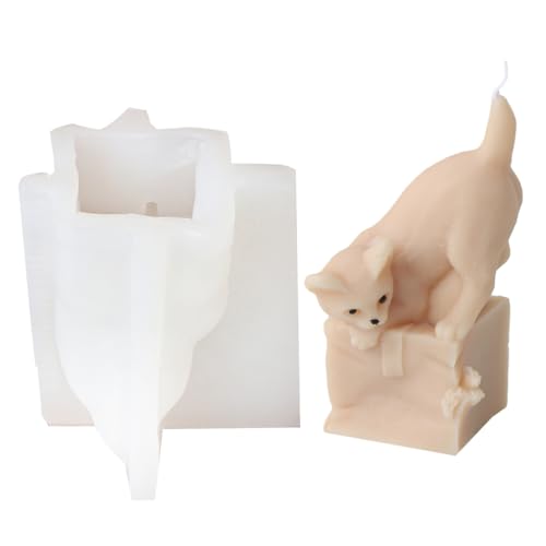 Silikonformen in Tierform für Kerzen, Katzen, Hunde, für Epoxidharz, Kerzenseife, Heimdekoration, Epoxidharz-Formen Silikonformen in Tierform für Kerzen, Katzen, Hunde, für Epoxidharz, Kerzenseife, Heimdekoration, Epoxidharz-Formen von divuukyi