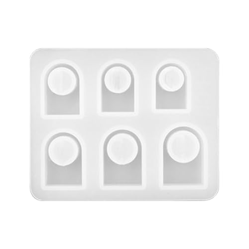 Silikonringe mit 6 Mulden, Formen für Schlüsselanhänger, Anhänger, Kunstharz, Schmuck, Silikon für Epoxidharz Silikonringe mit 6 Mulden, Formen für Schlüsselanhänger, Anhänger, Kunstharz, Schmuck, Silikon für Epoxidharz von divuukyi