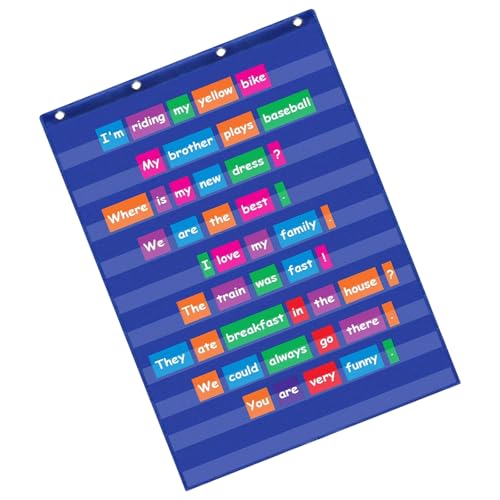 Standard-Taschendiagramme, Satzstreifen und Worttaschentafeln, transparent, 10 Taschen, Schulbedarf für Klassenzimmer Standard-Taschendiagramme, Satzstreifen und Worttaschentafeln, transparent, 10 Taschen, Schulbedarf für Klassenzimmer von divuukyi