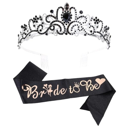 divuukyi Haarreif für Junggesellinnenabschied, Brautschmuck, Krone, Schärpen, Zubehör für Braut, Junggesellinnenabschied, Hochzeit, Party-Dekorationen divuukyi Haarreif für Junggesellinnenabschied, Brautschmuck, Krone, Schärpen, Zubehör für Braut, Junggesellinnenabschied, Hochzeit, Party-Dekorationen von divuukyi