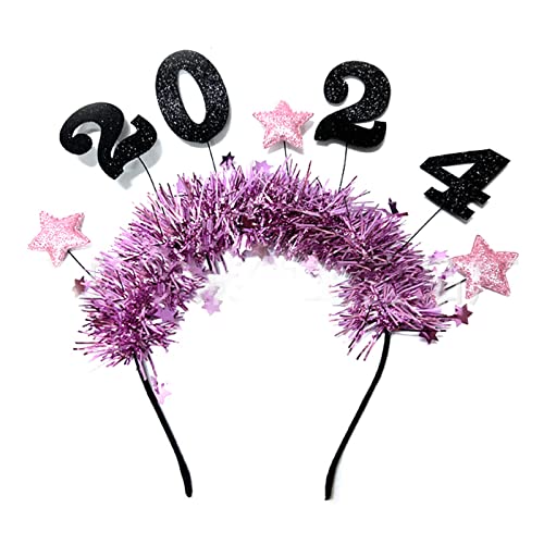 divuukyi Lametta-Haarreif 2024 Neujahr Haarschmuck Haarreifen für Erwachsene Kinder Geburtstag Party Hochzeit Dekorationen divuukyi Lametta-Haarreif 2024 Neujahr Haarschmuck Haarreifen für Erwachsene Kinder Geburtstag Party Hochzeit Dekorationen von divuukyi