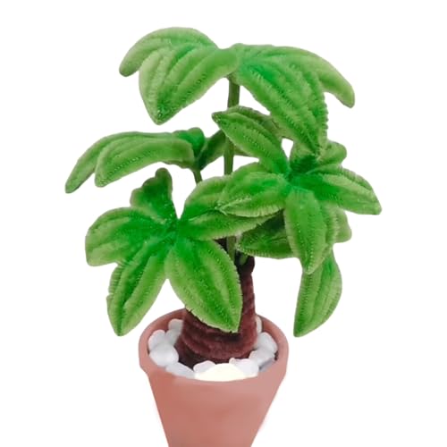 divuukyi Plüschstiele, Topfpflanzen-Bastelset, handgefertigte Plüschstiele, Topfblumen-Set für Kinder, Erwachsene, Schule, Kunst, Handwerk, Heimdekoration divuukyi Plüschstiele, Topfpflanzen-Bastelset, handgefertigte Plüschstiele, Topfblumen-Set für Kinder, Erwachsene, Schule, Kunst, Handwerk, Heimdekoration von divuukyi