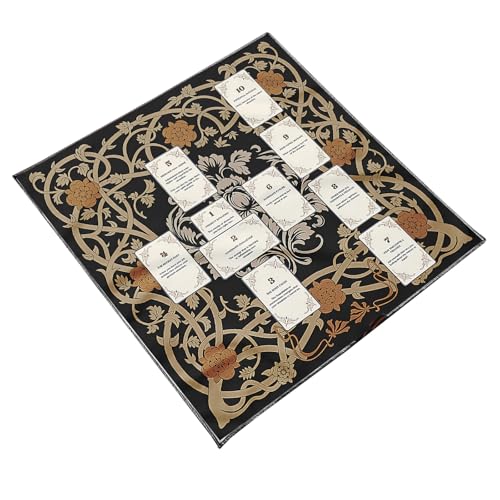 divuukyi Weiches Samt-Tarotd-Lesetuch, elegantes mystisches Symbol, Tischdecke für Meditationen, Heimdekoration divuukyi Weiches Samt-Tarotd-Lesetuch, elegantes mystisches Symbol, Tischdecke für Meditationen, Heimdekoration von divuukyi