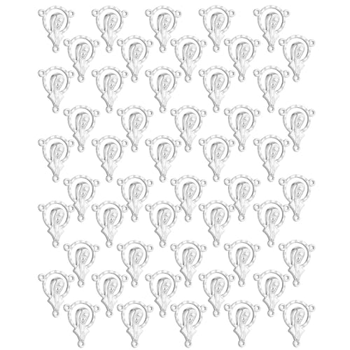 Diyalo Rosenkranzverbinder Heilige Ave Maria/Miraculous Medal/Our Lady of Aparecida/Saint Bernadette of Lourdes Rosenkranz Chaplet Connector DIY Schmuckherstellung Teile in Großpackung (D-50 Stück) von diyalo
